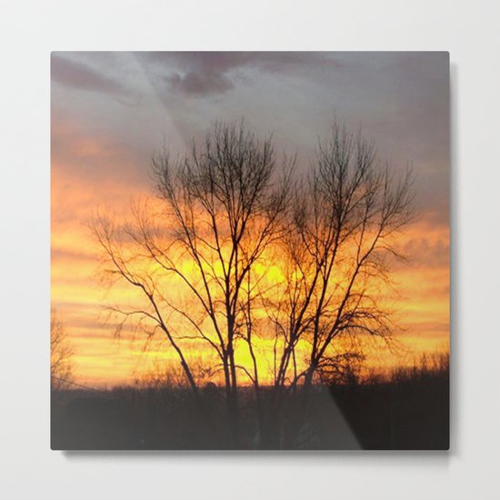 Radiant Sunset Metal Print