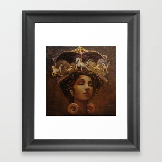 Brass Ring Dream Framed Art Print