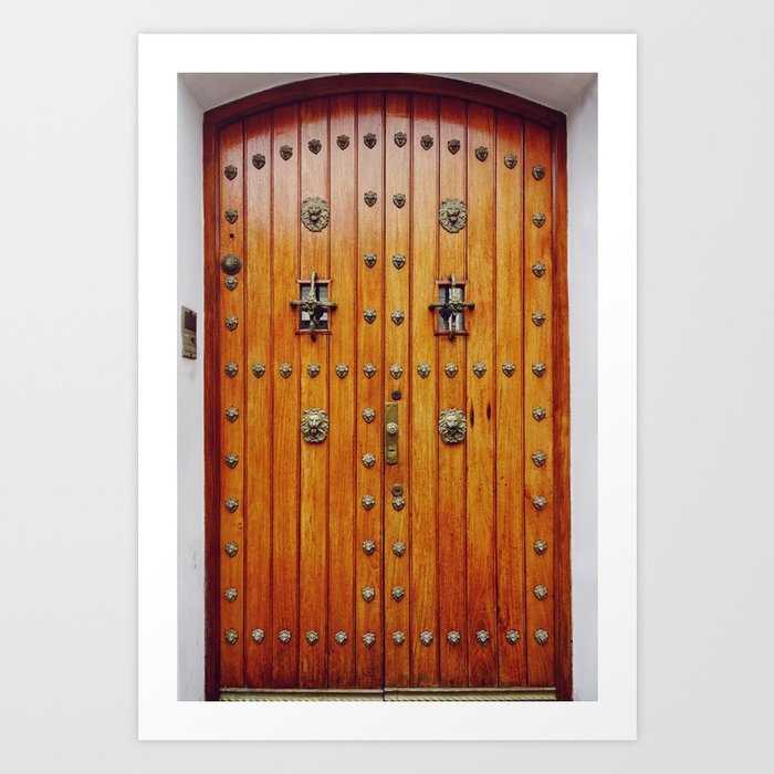 Front Door Photo | Wooden Doors From Around the Globe | Architecture Photography Art Print