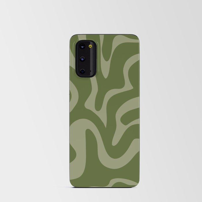 15 Abstract Liquid Swirly Shapes 220725 Valourine Digital Design Android Card Case