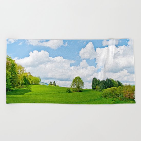 Wonderful spring Beach Towel