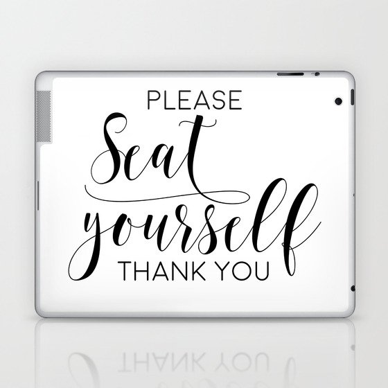 Please Seat Yourself Bathroom Sign Printable Art Bathroom Wall