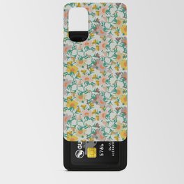 orange green yellow harvest florals evening primrose flower meaning youth and renewal  Android Card Case