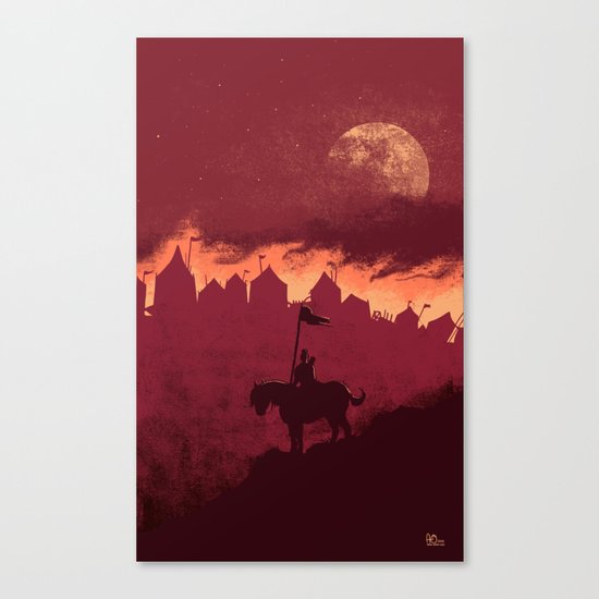 A Rather Dramatic Point in a Story Canvas Print