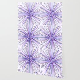 Purple Line Pattern Wallpaper