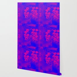 Fluorescent currant — Duotone — Pink Purple Blue Wallpaper