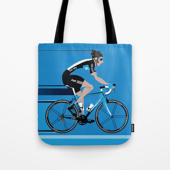 Bradley Wiggins Team Sky Tote Bag