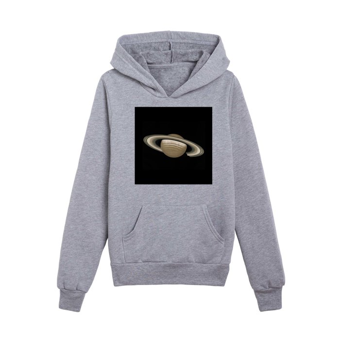 Etienne Trouvelot, saturn (vintage artistic view) Kids Pullover Hoodie