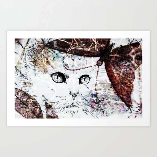 Miaow! Art Print