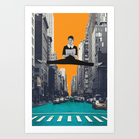 Uptown Girl Art Print