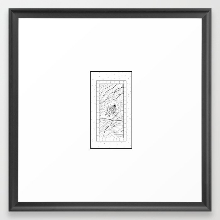 Relaxation Space Framed Art Print
