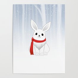 Snow Bunny Poster