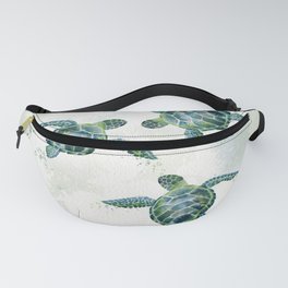 Swimming Together 3 - Sea Turtle  Fanny Pack
