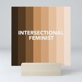 Intersectional Feminist Feminism Women rights art Mini Art Print