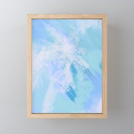 Endless Blue Abstract  Framed Mini Art Print