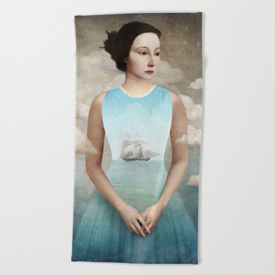 Inner Ocean Beach Towel