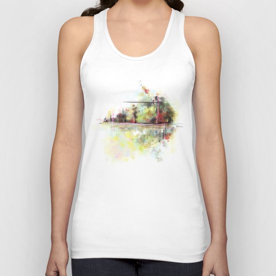 by the river Unisex Tank Top
