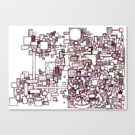Squares Canvas Print