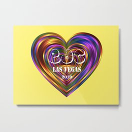 Electric Daisy Carnival Heart Metal Print | Electricdaisy, Graphicdesign, Concert, Frankiecat, Trippy, Digital, Edc, Lasvegas, Edclasvegas, Heart 