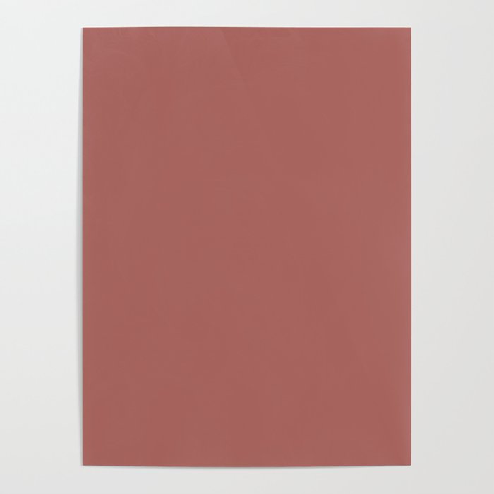 Monochrome Color of the year 2015- Marsala Poster