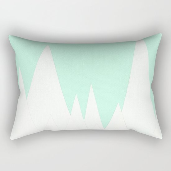 Winter Landscape Rectangular Pillow