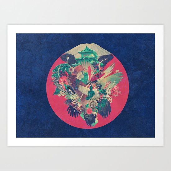 On Silent Wings Art Print