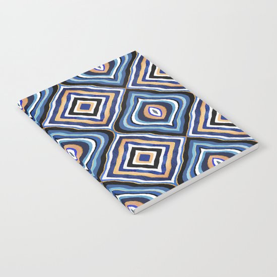 Blue Moroccan Notebook