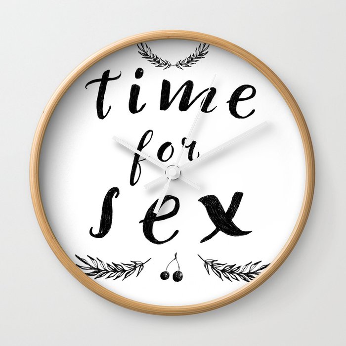 Sex time Wall Clock
