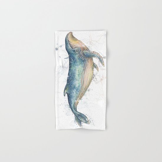 Blue Whale Hand & Bath Towel