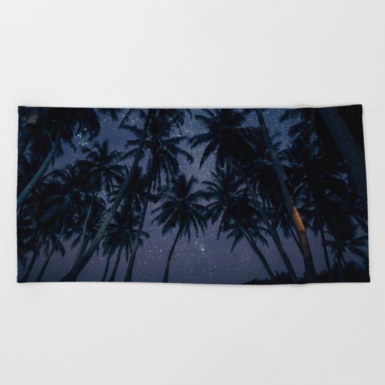 Find Me Under The Palms Beach Towel