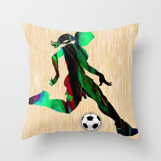 Soccer Throw Pillow