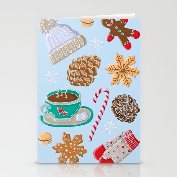 Winter vibes Stationery Cards