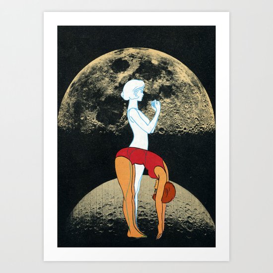 Lunar Effect Art Print