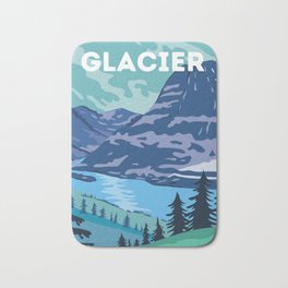 Glacier National Park in Summer Bath Mat