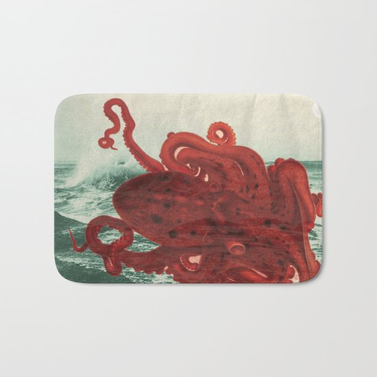 Octopus Beach Bath Mat