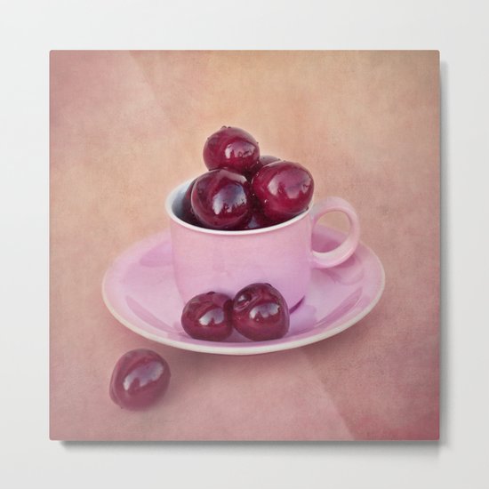 CHERRIES Metal Print