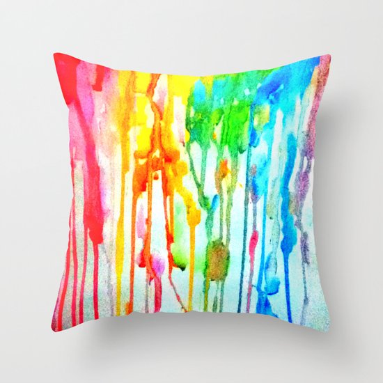 Colors of life : Colors Series 3 Throw Pillow