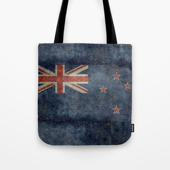 New Zealand Flag - Grungy retro style Tote Bag