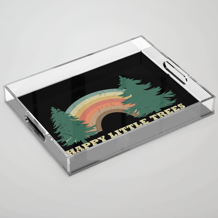 Happy Little Trees Acrylic Tray