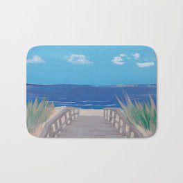 Beach Boardwalk Bath Mat