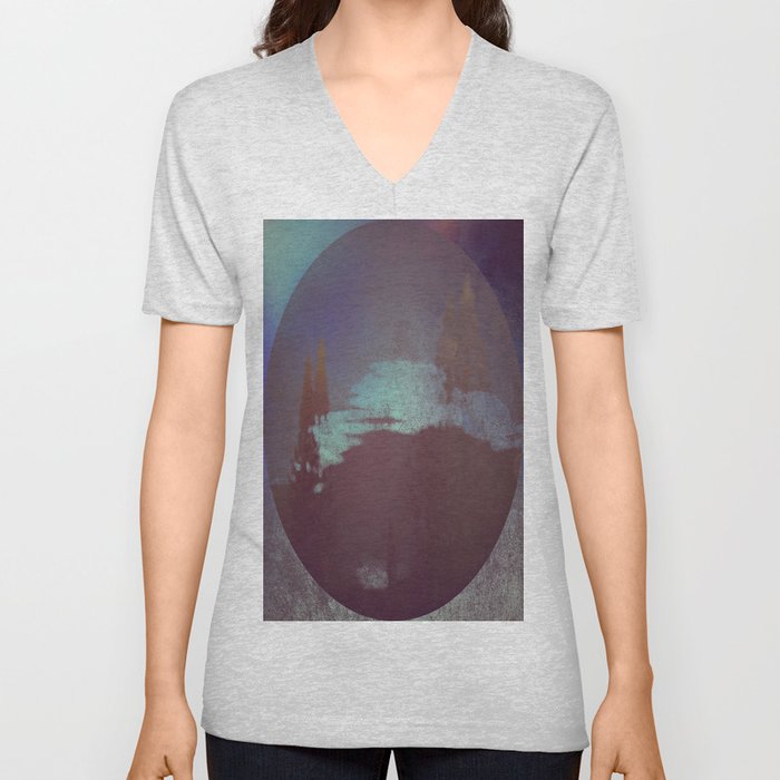 Lunar Light V Neck T Shirt