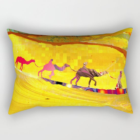 over the never ever ending sand Rectangular Pillow