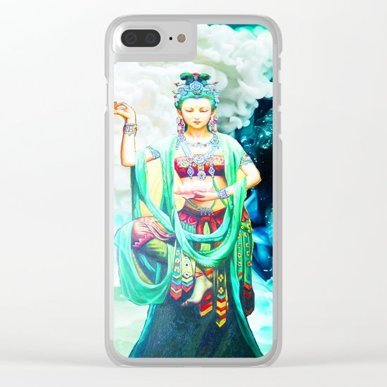 The Goddess of Mercy Clear iPhone Case