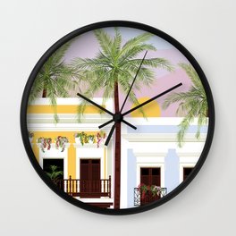 Puerto Rico Sunset Wall Clock