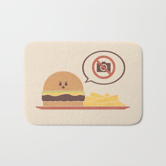 No Photography Allowed Bath Mat