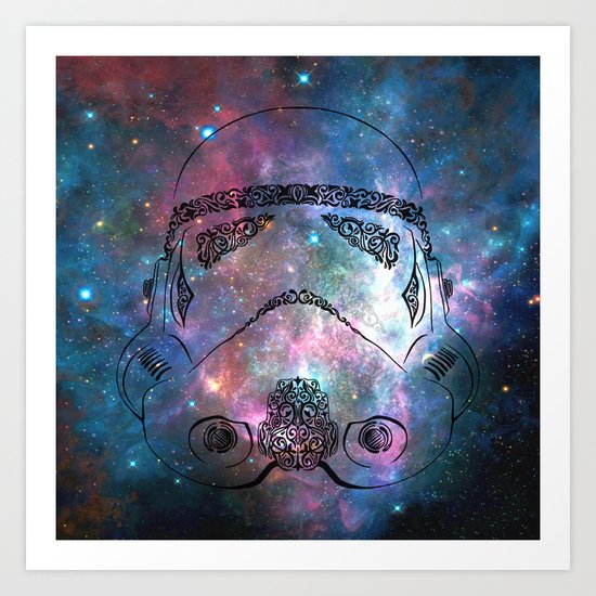 Soldier galaxy Art Print