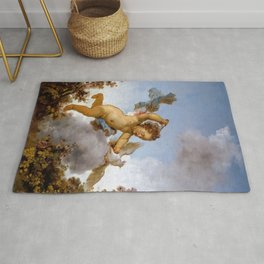 Jean-Honoré Fragonard - Love the Avenger Area & Throw Rug