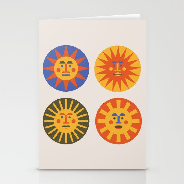 Sunny Faces II Stationery Cards