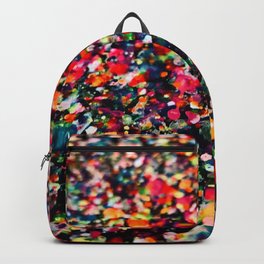 Every bit of my existence Backpack | Acrylic, Goodvibes, Molecules, Splatter, Painting, Vibrations, Energy, Meditate, Colorful, Happiness 