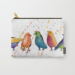 Colorful Birds Chit Chat 2 Carry-All Pouch